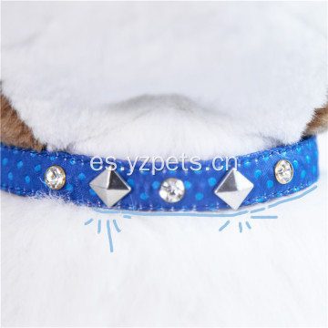 Collar de perro ajustable de nailon de color personalizable